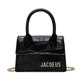 Luxury Handle Mini J Bags Brand Purses Handbags 2019 Women Designer Small Shoulder Crossbody Bags Female Crocodile Pattern Totes