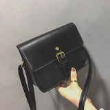 JIAMEN New Vintage Women Flap Fashion Casual Leather Shoulder Bags Lady Crossbody Messenger Bag Elegant Envelop Clutch Purse