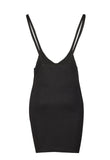 Fashion Women's Bodycon Shoulder Straps High Waist Overall Skirt Suspender Skirt