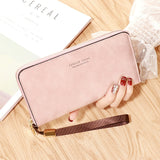 Female Wallet PU Leather Long Purse Black/pink/blue/green/gray Famous Brand Designer Wallet Women 2020 Quality Female Purse