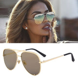 Sexy Lady Vintage Round Metal  Sunglasses Men Driving Black Retro Mirror Sun Glasses Lady Shade Sunglasses UV400 Oculos De Sol