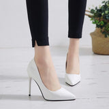 Women Pumps High Heels Shoes Woman Stiletto Pointed Toe Female Sexy Party Shoes Office Lady Wedding Party Plus Size 35-44