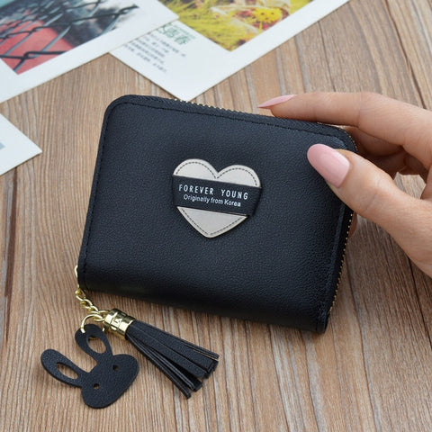 2020 Cartoon Leather Women Wallets Pocket Ladies Purse Clutch Wallet Women Short Card Holder Cute Girls Deer Wallet Portfel W061