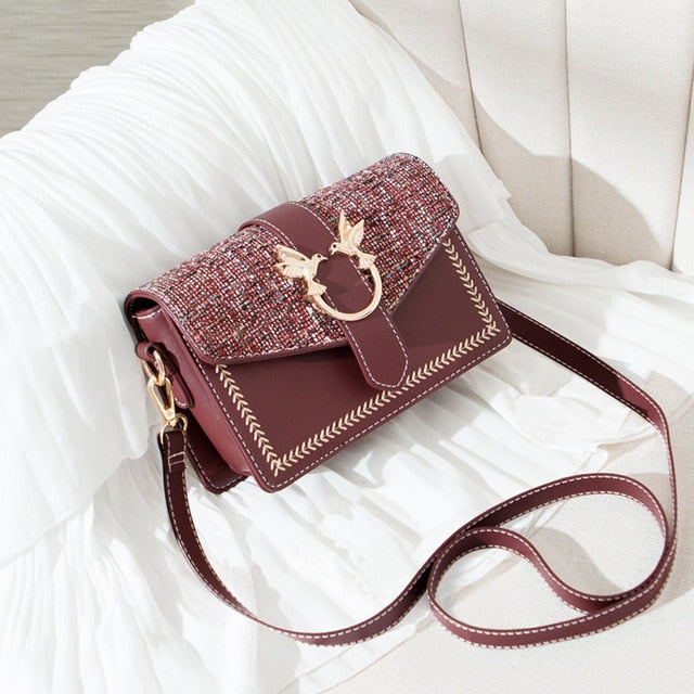 New Fashion Luxury Chain Shoulder Bags Mini Crossbody Bags For Women Vintage High Quality Zipper Handbags Tote Female Flap Purse