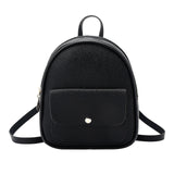 Fashion Women Shoulders Small Backpack Letter Purse Mobile Phone Simple Ladies Travel Bag Student School Backpacks