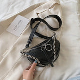 Fashion Quality PU Leather Crossbody Bags For Women 2020 Chain Small Shoulder Simple Bag Lady Travel Handbags and Purses